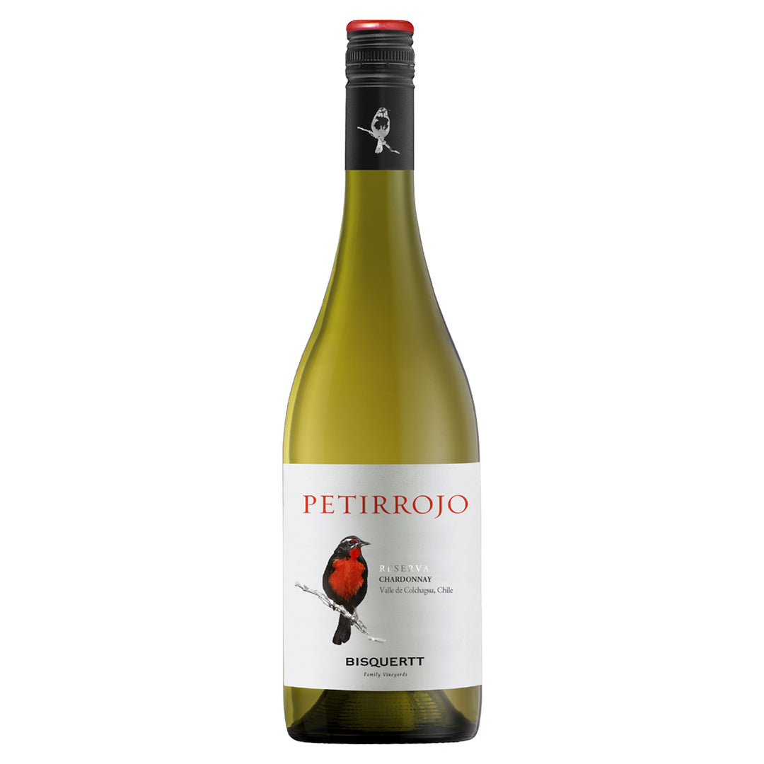 BISQUERTT PETIRROJO RESERVA CHARDONNAY 750 ML