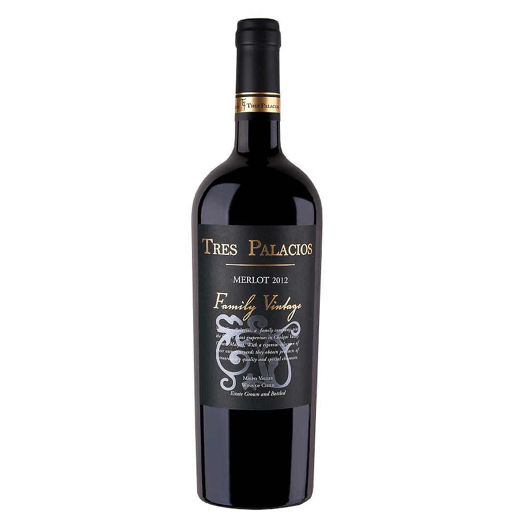 TRES PALACIOS FAMILY VINTAGE MERLOT 750 ML